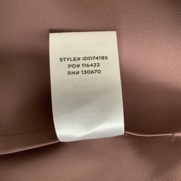 Lulu’s Dress Reinette Faux Wrap Tulip Hem Midi Spaghetti Strap Mauve Purple XL - Picture 7 of 11